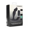 Dual Motor Remote Control Dual Motor Vibrating Liquid Silicone Prostate Stimulator - Black
